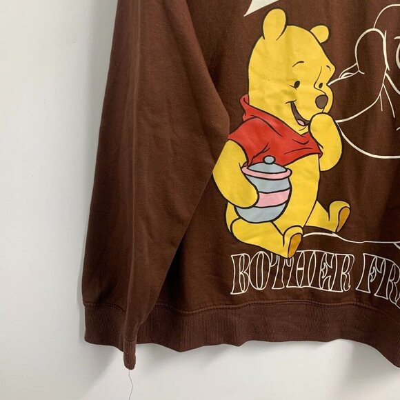 Disney Women's Winnie The Pooh Livin Bother Free Crew Neck Sweatshirt Size XL - Picture 5 of 9